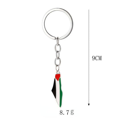 MAC106 Free Pakistan Keffiyeh Key Metal Pendant