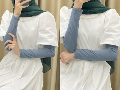 Solid Color Cotton Stretch Ice Sleeves(MAC120)