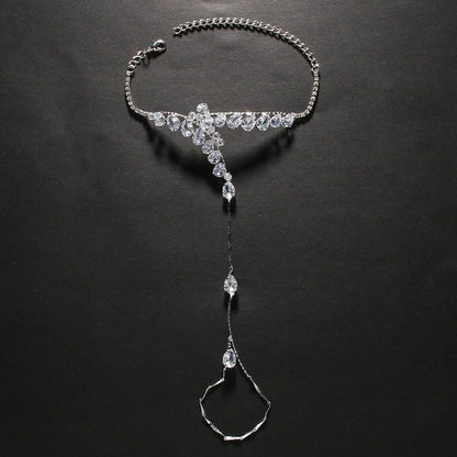MAC131  Water Drop Zircon High-end Bracelet