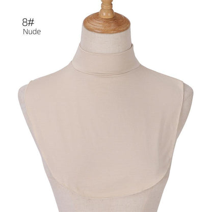 Solid Color Cotton Fake Collar Bottoming Collar(MAC144)