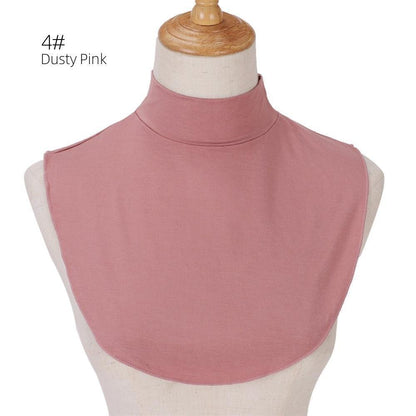 Solid Color Cotton Fake Collar Bottoming Collar(MAC144)