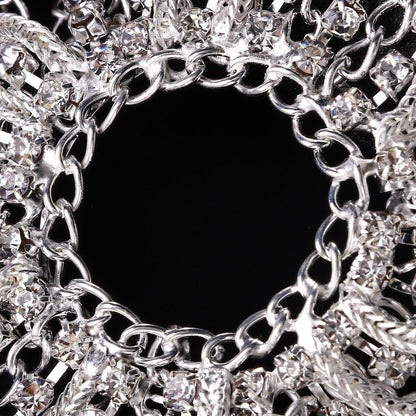 MAC153 High-end Tassel Rhinestone Hair Chain