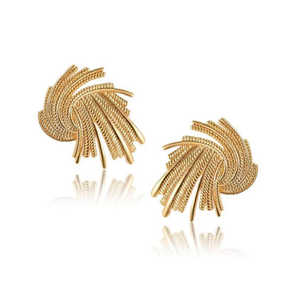 MAC171  High-end And Unique Geometric Metal Earrings