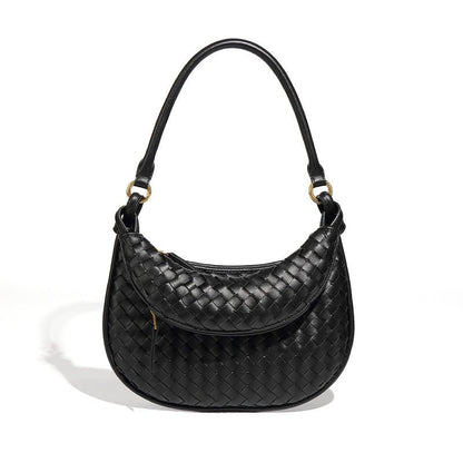 MAC177 Fashionable And Versatile Retro Woven High-end Shoulder Armpit Bag