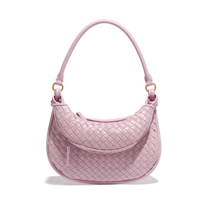 MAC177 Fashionable And Versatile Retro Woven High-end Shoulder Armpit Bag