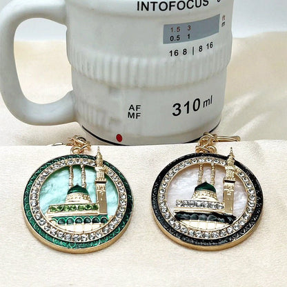 Gold Plated Mosque Of The Prophet Keychain | Masjid an-Nabawi Keychain (MAC214)