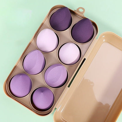 Makeup Sponge Set with Storage Case – 4/8-Piece Blender Kit for Foundation & Concealer (MMU039)