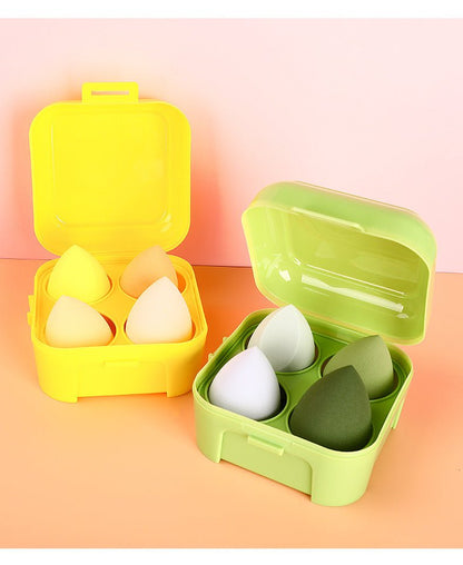 Makeup Sponge Set with Storage Case – 4/8-Piece Blender Kit for Foundation & Concealer (MMU039)