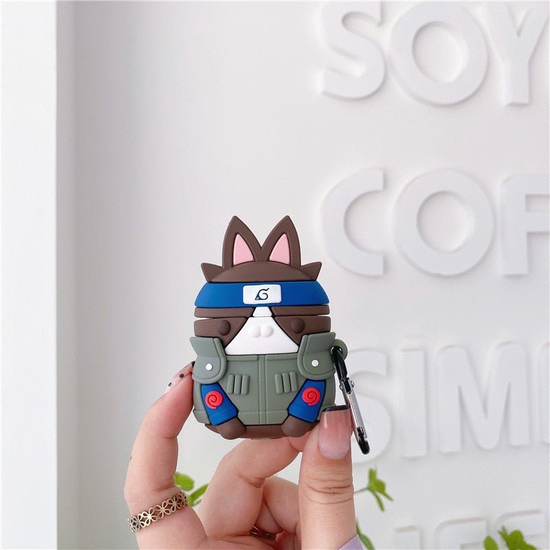 MAOKEI Kakashi Miaou AirPods case featuring a cute, character-inspired design with detailed artwork on the protective cover.