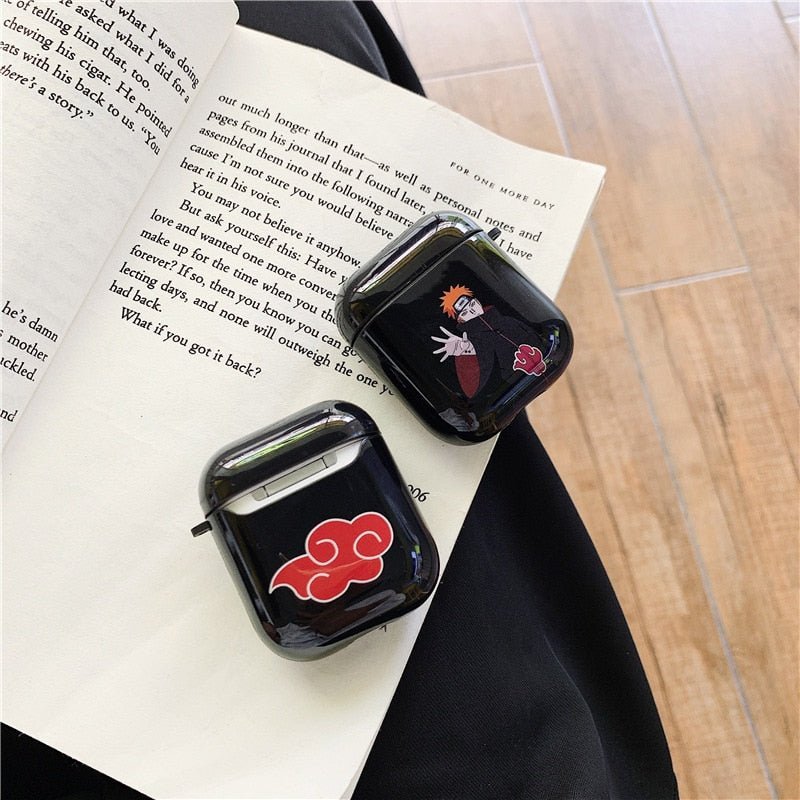 MAOKEI Naruto Akatsuki Pain AirPods case featuring anime character design, protective cover for wireless earbuds.