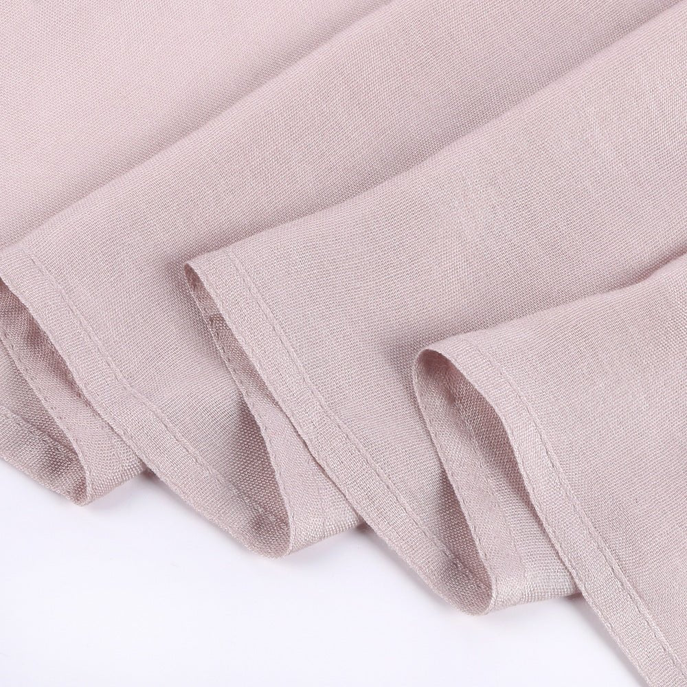 Mariams Collection modesty pure color hijab and undercap 2-piece set in soft fabric, suitable for everyday wear.