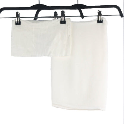 Mariams Collection Modesty Pure Color Hijab and Undercap 2-piece set, soft fabric in a solid design, displayed flat.
