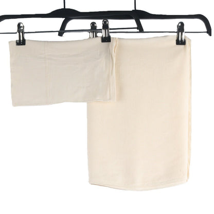 Modesty Pure Color Hijab and Undercap 2-Piece Set by Mariam's Collection, in soft fabric, shown in neutral color