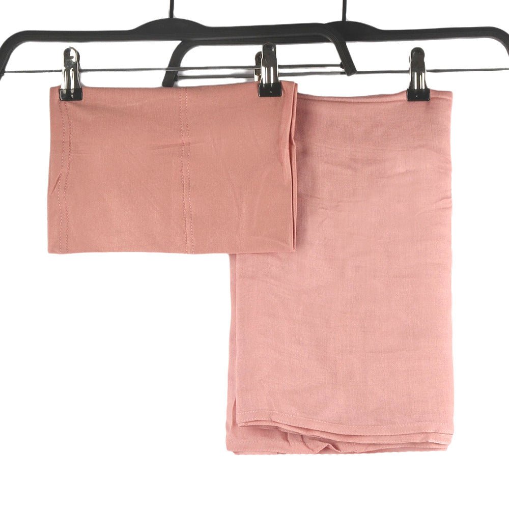 Mariams Collection Modesty Pure Color Hijab and Undercap 2-piece set, soft fabric in vibrant colors, designed for comfortable coverage.