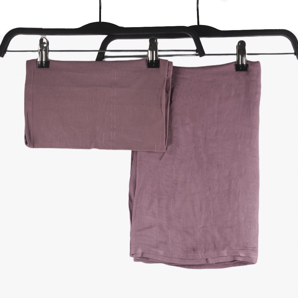 Mariam's Collection Modesty Pure Color Hijab and Undercap 2-piece set in soft fabric, available in various solid colors.
