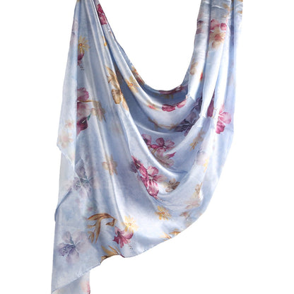 Mariams Collection Elegance Satin Marble Print Hijab in soft satin fabric with a marble pattern, measuring 180cm.
