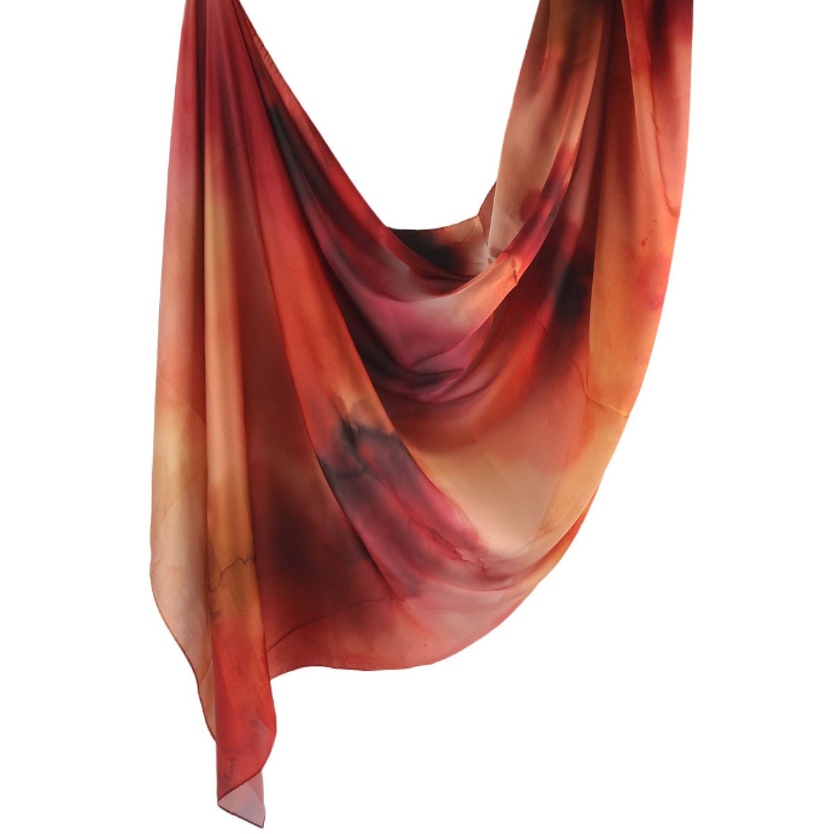 Elegant satin marble print hijab from Mariam's Collection, featuring a smooth satin fabric and stylish marble design.