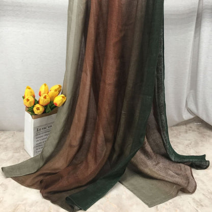 Lightweight breathable gradient shawl hijab from Mariam's Collection, soft and stylish with a flowing fabric in subtle color transitions.