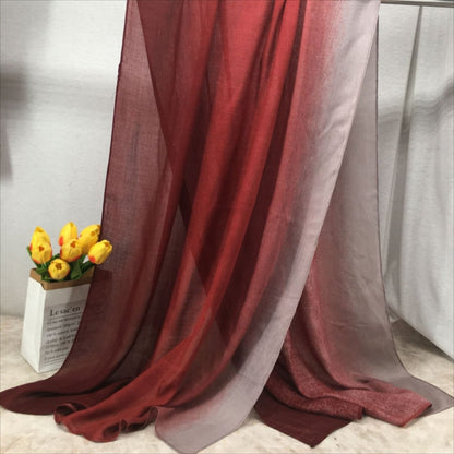 Lightweight breathable gradient shawl hijab from Mariam's Collection, soft fabric with stylish color transition.