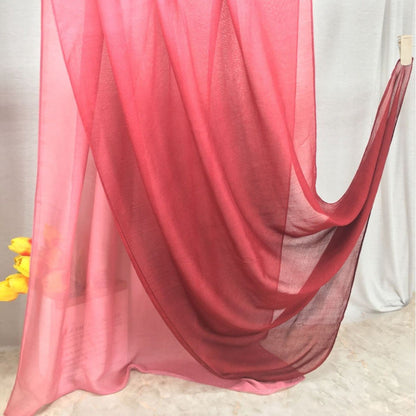 Modal gradient soft hijab by Mariam's Collection, featuring a smooth color transition and natural flow on lightweight fabric.