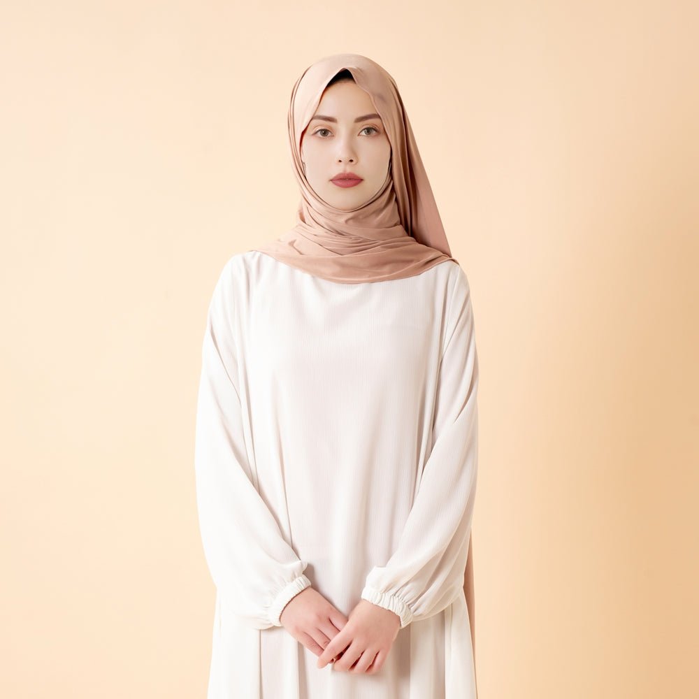 Jet black Premium Cooling Non-Slip Sports Hijab by Mariam's Collection, breathable and comfortable for active wear.