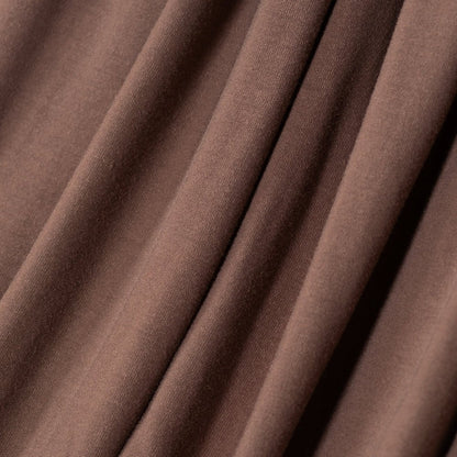 Midnight black premium bamboo jersey hijab from Mariam's Collection, natural bamboo fabric, free size, soft and comfortable.