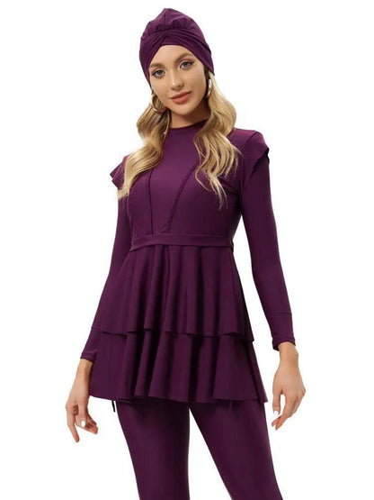 3pcs Burkini Modest Swimsuit | Burkini Swimsuit For Muslimas (MB002)