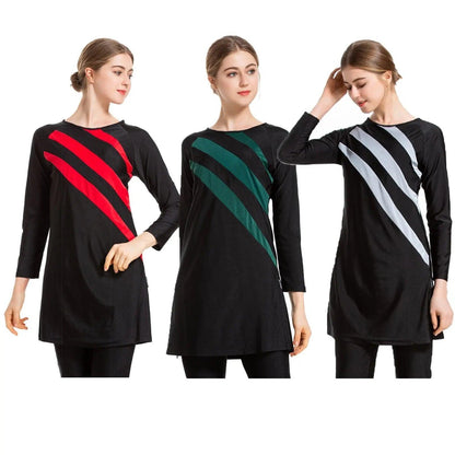 Muslim Women Swimwear, 3pcs Burkini Modest Swimsuit(MB004 )