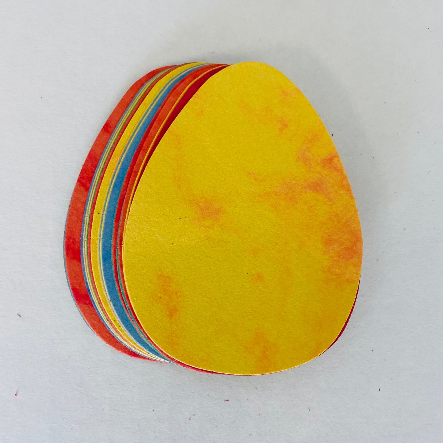 SHAPES ETC.  Egg Marble Assorted Color Creative Cut-Outs- 3”