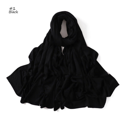 Breathable & Soft Mercerized Cotton Hijab Scarf(MH126)
