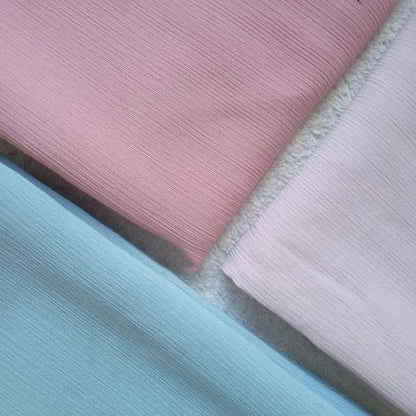Crepe Scarf Crinkle Chiffon Hijab for Women Shawls Ripple Pleated (MH003)