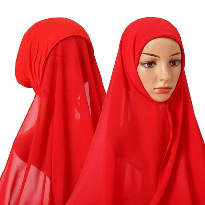 Chiffon Instant Hijab with Undercap (MH004)