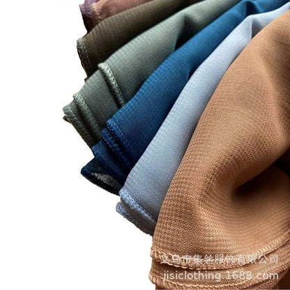 Composite Silk Chiffon Scarf  Classics Hijab (MH021)