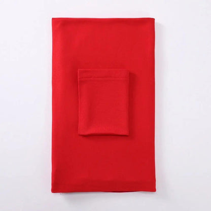 Solid Color Hijab With Basic Headscarf Cap (MH038)