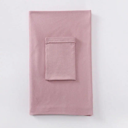 Solid Color Hijab With Basic Headscarf Cap (MH038)