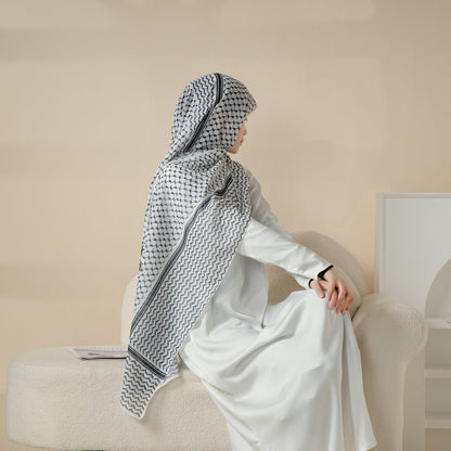 Chiffon Keffiyeh Hijab (MH045)