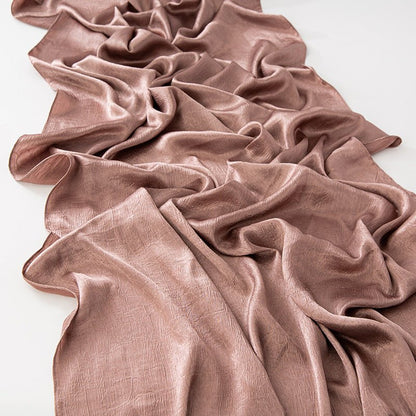 MH065 Bark Wrinkled Glossy Satin Imitation Silk