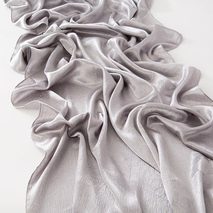 MH065 Bark Wrinkled Glossy Satin Imitation Silk