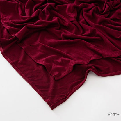 High Quality Right Angle Curled Jersey Mercerized Cotton Breathable Hijab(MH068)