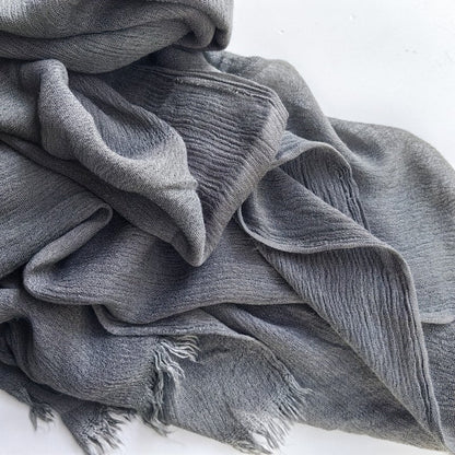Cotton Tassel Hijab | Crepe Tassel Hijab (MH086)