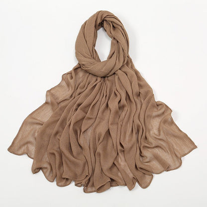 MH088 Long curly Rayon Hijab