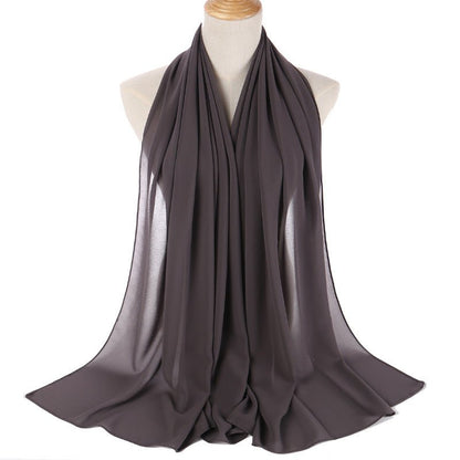 MH089 Pearl Chiffon Bubble Hijab