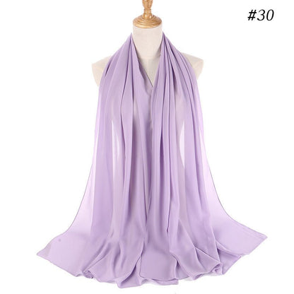 MH089 Pearl Chiffon Bubble Hijab