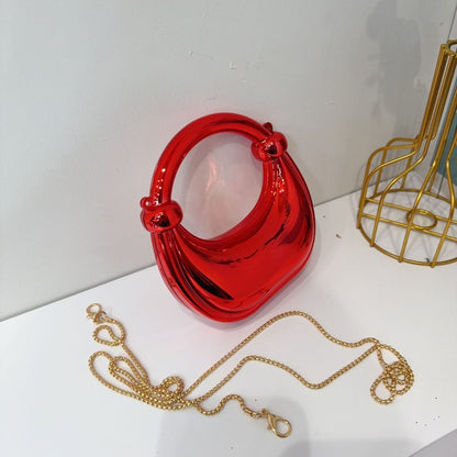 Mini Acrylic Crescent Bag Versatile Stylish Clutch Bag (MAC336)