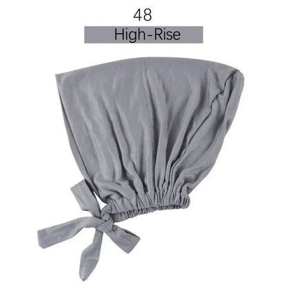 Stretch Cotton Tie-Back Under Cap | Adjustable Hijab Bonnet(MH200)