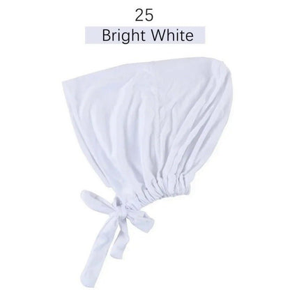 Stretch Cotton Tie-Back Under Cap | Adjustable Hijab Bonnet(MH200)