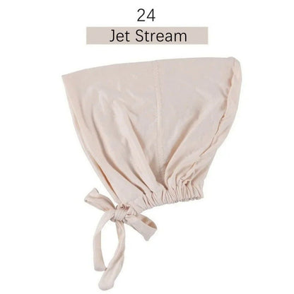 Stretch Cotton Tie-Back Under Cap | Adjustable Hijab Bonnet(MH200)