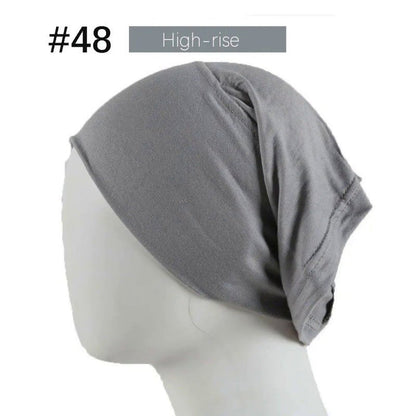 Mercerized Cotton Under Cap Hijab | Stretchy Tube Bonnet(MH198)