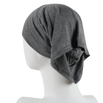 Mercerized Cotton Under Cap Hijab | Stretchy Tube Bonnet(MH198)