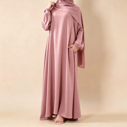 Modest Luxury Premium Nida Abaya | Zoom Umbrella Cut Summer Abaya (MA233)